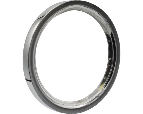 Gardinenring flach mit Haken und Gleiteinlage für Rivoli chrom Ø 20 mm 10 Stk.