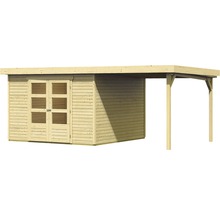 Gartenhaus Karibu Kodiak 6 im Set mit Schleppdach 522 x 306 cm natur-thumb-1