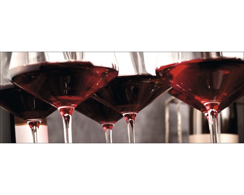 Glasbild Red Wine I 30x80 cm GLA1408