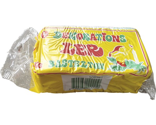 Bastel-Tonblock in gelber Verpackung