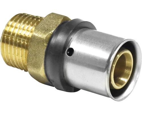 veporit. Pressfitting Übergangsstück Connect TH und U-Kontur 26 mm x 3/4"AG für Verbundrohr