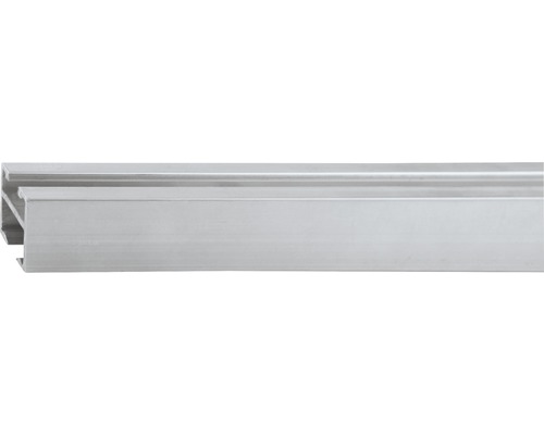 Gardinenstange mit Innenlauf II Helsinki edelstahl-optik 160 cm 18 x 18 mm Gardinenstange mit Innenlauf II Helsinki edelstahl-optik 160 cm 18 x 18 mm