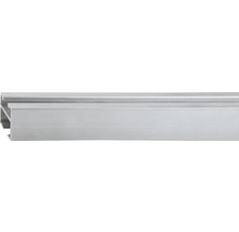 Gardinenstange mit Innenlauf II Helsinki edelstahl-optik 200 cm 18 x 18 mm