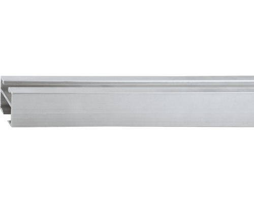 Gardinenstange mit Innenlauf II Helsinki edelstahl-optik 200 cm 18 x 18 mm Gardinenstange mit Innenlauf II Helsinki edelstahl-optik 200 cm 18 x 18 mm