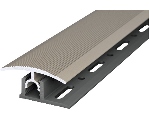 Übergangsprofil PROFI-TEC MASTER Alu edelstahl matt 34x2700mm Profilleiste für den Innenbereich