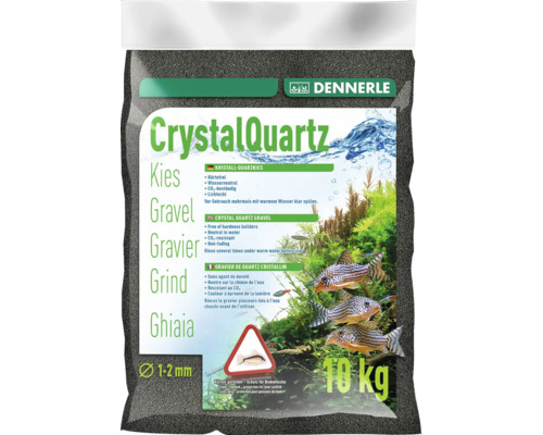 Kristall-Quarzkies DENNERLE 10 kg diamantschwarz Kristall-Quarzkies DENNERLE 10 kg diamantschwarz