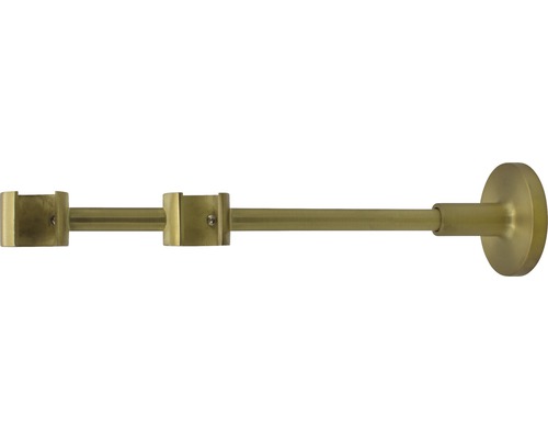 Gardinenstange mit zwei Halterungen und Endstück