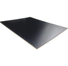 Dünn-MDF Platte einseitig schwarz 2440x1220x3 mm (Zuschnitt online reservierbar)-thumb-1