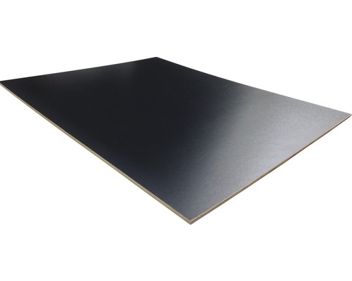 Fixmaß Dünn-MDF Platte einseitig schwarz 1200x600x3 mm-0