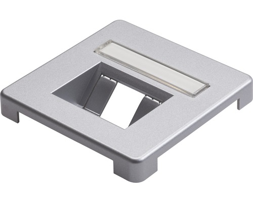 Abdeckung für Datendose mit Beschriftungsfeld