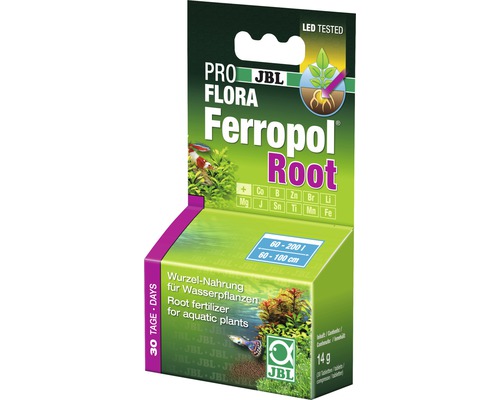 Wurzeldünger JBL Pro Flora Ferropol Root 14 g 30 Tabletten JBL ProFlora Ferropol Root Wurzelduenger fuer Wasserpflanzen