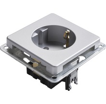 Steckdose mit quadratischer Blende