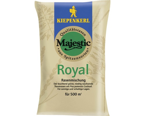 Rasensamen Kiepenkerl Majestic Royal 10 kg 500 m² Kiepenkerl Majestic Royal Rasenmischung für 500 Quadratmeter