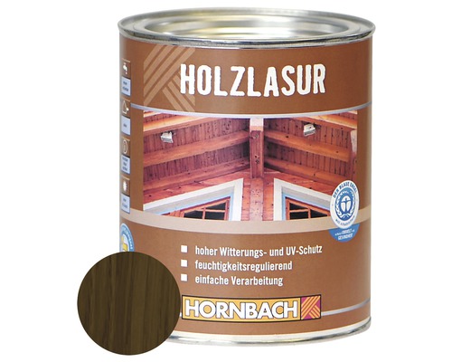 HORNBACH Holzlasur nußbaum 750 ml
