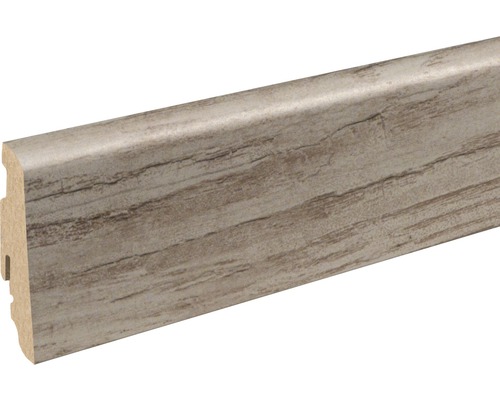 SKANDOR Sockelleiste Pine allover FOKI141 FU60L 19 x 58 x 2400 mm Sockelleiste mit Holzdekor