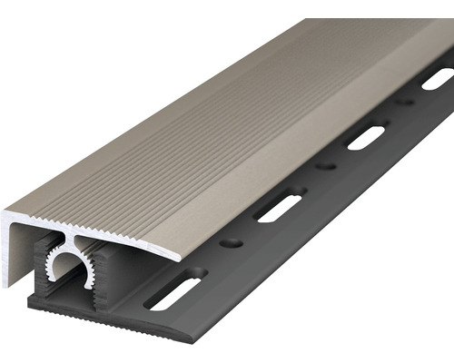 Abschlussprofil PROFI-TEC MASTER Alu edelstahl matt 28x900mm Aluminium Abschlussprofil für Fassadenverkleidung mit Befestigungslöchern