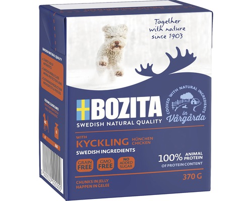 Bozita Hundefutter mit Huhn, 370 Gramm