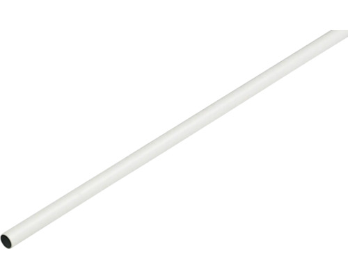 Schrankrohr rund, für mittlere Belastung, 2000 mm, weiß, 1 Stück Rohr