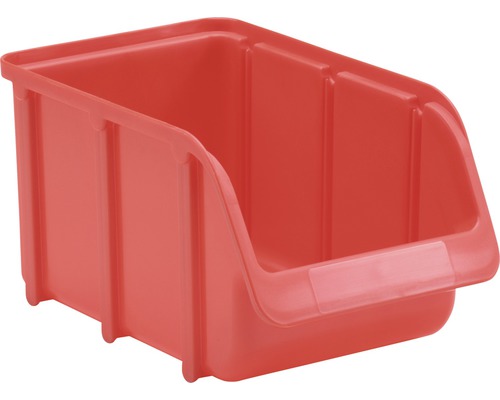 Sichtbox Hünersdorff Gr. 3 Kunststoff rot Kunststoff Lagerbox zur Aufbewahrung