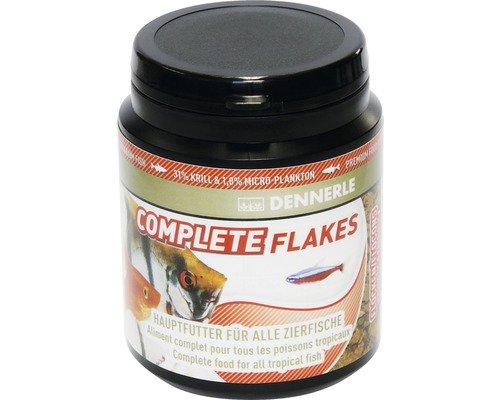 Complete Gourmet Flakes Dose 200 ml Dennerle Complete Flakes Zierfischfutter