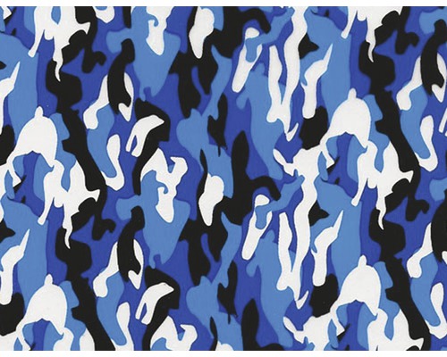 Wassertransferdruck Folie Tarn CA-NR-003-02 100 x 50 cm Blaues Tarnmuster