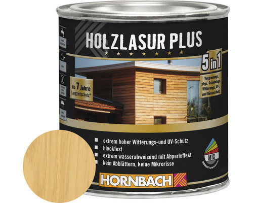 HORNBACH Holzlasur Plus farblos 375 ml