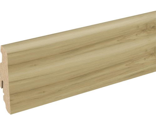 SKANDOR Sockelleiste Kernbuche FOBU110 FU60L 19 x 58 x 2400 mm Sockelleiste aus Holz