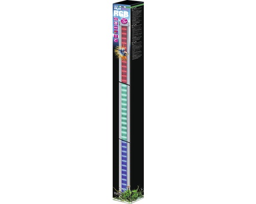 Aquariumbeleuchtung JBL LED Solar Effect RGB 20 W 1449/1500 mm Verpackung einer LED-Aquarienleuchte RGB