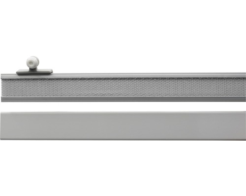 Paneelwagen add 46 für Vorhangschiene Smart alu-silber 60 cm Fliegengitter-Spannrahmenprofil mit Gewebe und Griff