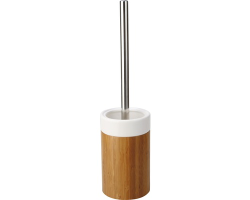 basano WC-Bürstengarnitur Curetta Keramik mit Bambus