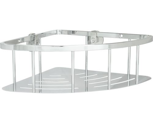 Eckregal aus Metall für die Dusche