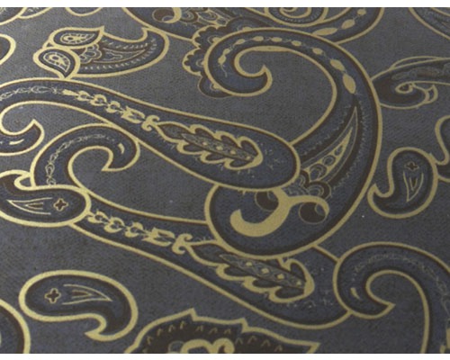 Wassertransferdruck Folie Pailey CD-09 100 x 50 cm Nahaufnahme eines Textils mit Paisley Muster