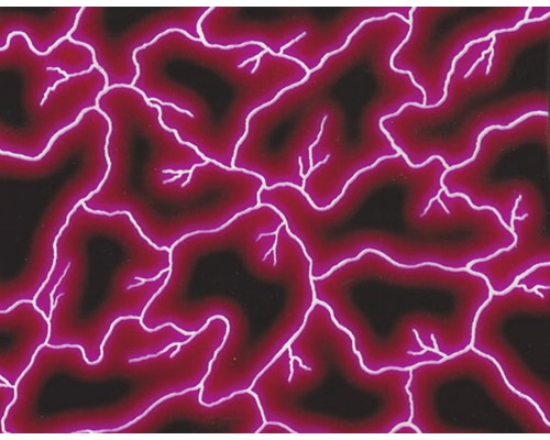 Wassertransferdruck Folie Blitze rot CD-29-A 100 x 50 cm Abstraktes Muster mit Blitzmotiven
