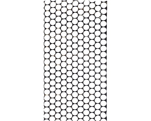 CATNIC Balkenmatte gelochtes Metall 25 m x 24 cm Mosaikfliese mit Kreis Muster