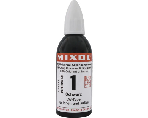 Universal Abtönkonzentrat in Schwarz