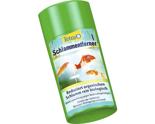 Tetra Schlammentferner zur Teichschlammreduzierung in grüner Verpackung