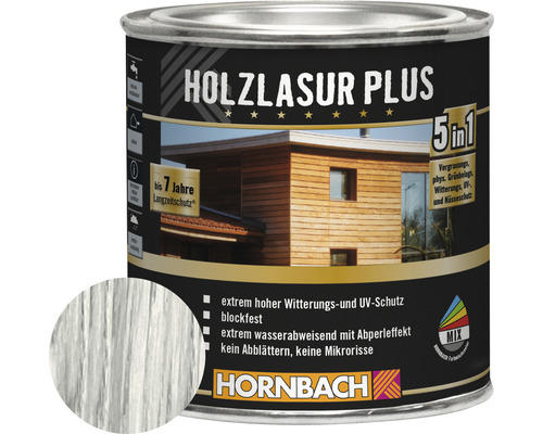 HORNBACH Holzlasur Plus weiß 375 ml