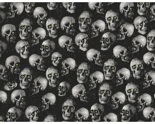 Wassertransferdruck Folie Skulls CD-325 100 x 50 cm-0