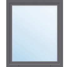 Kunststofffenster 1-flg. ARON Basic weiß/anthrazit 800x900 mm DIN Links-thumb-0