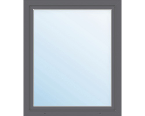 Kunststofffenster 1-flg. ARON Basic weiß/anthrazit 1150x1550 mm DIN Links