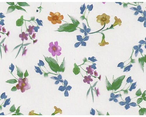 Wassertransferdruck Folie Blumen bunt CD-189 100 x 50 cm Blumenmuster mit floralen Elementen