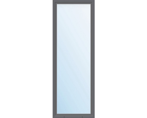 Kunststofffenster 1-flg. ARON Basic weiß/anthrazit 550x1450 mm DIN Rechts