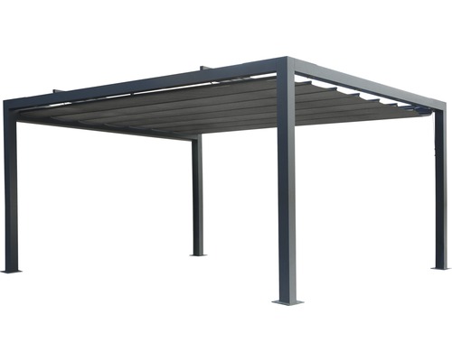 Freistehende Pergola mit verstellbarem Lamellendach für den Garten