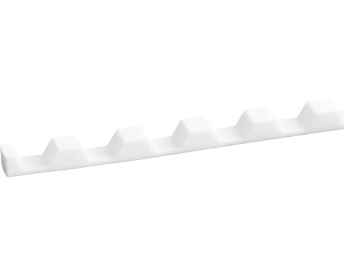 Gutta Profildichtleiste Trapez 70/18 weiß L = 760 mm Pack = 10 St Weißer Dachlattenhalter mit fünf Aussparungen