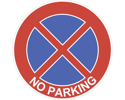 Aufkleber "No Parking" Ø200 mm
