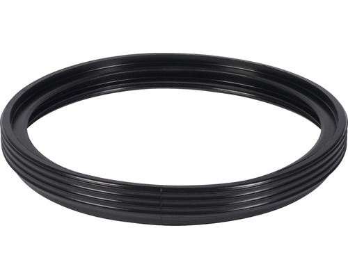 KG2000 Ersatzlippendichtring DN 200 mm Schwarzer Dichtungsring mit Rillen für Sanitäranwendungen