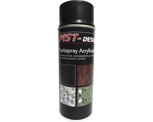 Acryllack Basislack schwarz matt Spraydose für Wassertransferdruck 400 ml-0