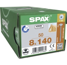 Packung mit 50 Spax Schrauben, 8x140 Millimeter