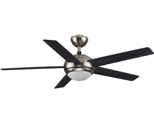 Deckenventilator Madeira Paramito 55 W - ohne Leuchtmittel 50 dB(A) mit Fernbedienung Ø 132 cm nickel Timerfunktion Sommer + Winterbetrieb