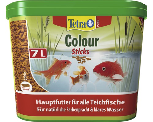 Teichfutter Tetra Pond Colour Sticks 7 l Tetra Colour Sticks Teichfutter im 7 Liter Behälter